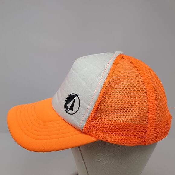 Twin Pines Snapback Trucker Hat Orange One Size Adjustable Mesh Back Ha - Picture 3 of 10